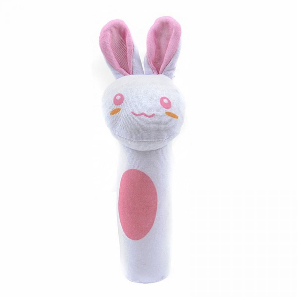 Baby Soft Animal Toy Rattle Squeaker Plush Suitable For Infant Z 