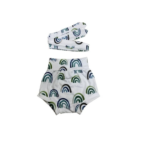 

luethbiezx Baby Girl Shorts Breathable Elastic High Waist Printed Clothes