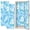 Color 3, variant on Vintage 2 Pcs School Locker Magnetic Wallpaper 12" x 36" Abstract Blue White Marble Cloudy Patterns Reusable Removable Locker Accessories Back to School Supplies