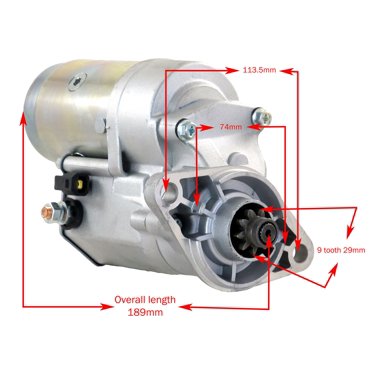 OSGR 12V Starter For Airboat & Aircraft – Fits Lycoming/Continental (Denso Style)