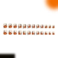 thumbnail image 6 of Fall Pumpkin Halloween Press On Nails Short 24Pcs, Glitter French Tip Fall Fake Nails with Pumpkin Design, Thanksgiving Reusable False Nails for Women, DIY Fall Party Manicure Set, 6 of 9