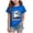 Blue, variant on 4Th of July Shirt Boys Girls 250Th Anniversary USA Shirt Crew Neck Loose Tops Short Sleeve Summer American Flag Outfit(Orange,11-12 Years)