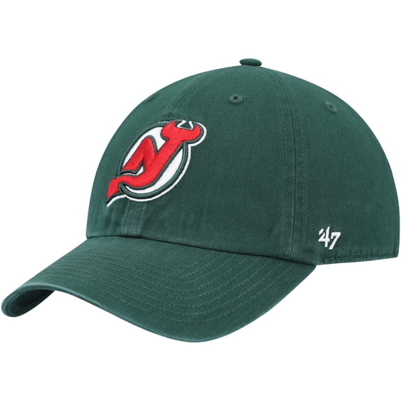 Men's '47 Green New Jersey Devils Clean Up Adjustable Hat