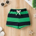 thumbnail image 6 of LIIPEE Boys Shorts Baby Summer Casual Striped Printed Shorts Three Pack Comfortable Breathable Shorts Toddler Soft Daily Cute Shorts,Multicolour,3-6 Months, 6 of 6