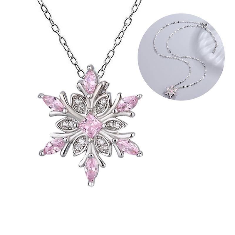 Snowflake Necklace Women Neck Lace 