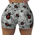 thumbnail image 2 of Goofa Spiders Printed Workout Shorts Women Seamless Scrunch Butt Lifting High Waisted Gym Booty Shorts Elastic Workout Shorts-Medium, 2 of 8