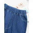 thumbnail image 4 of iEFiEL Kids Girls Flared Jeans Casual High Waist Ripped Denim Pants Bell Bottoms Trousers Type B 110/XL, 4 of 6