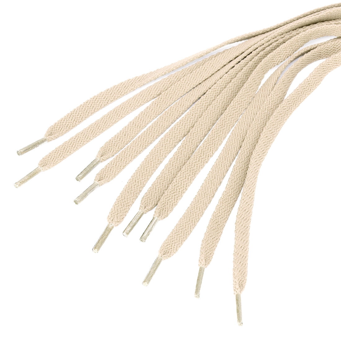 beige elastic shoe laces