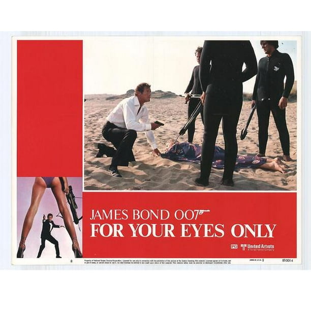 For Your Eyes Only movie POSTER (Style H) (11" x 14") (1981