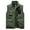 b Army Green Jacket for Men, variant on hopeusince Men's Winter Outdoor Sports Travel Vest Lightweight Stand Collar Sleeveless Jacket with Multi Pockets Quick Dry Breathable Mesh Lining Photography Waistcoat Army Green L