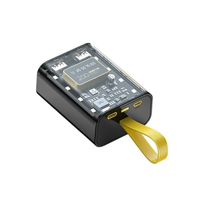 PD22.5W Dual USB Power Bank Fit for 3x18650 Lithium Battery, Case DIY Plastic Case Battery Charger Box