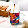 thumbnail image 3 of Disketp Colorful Hawaii Palms Large Coffee Mug with Handle Tea Cup Novelty Coffee Cup for Men Women Office Work, 3 of 6