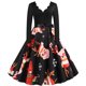 thumbnail image 1 of Vestido de mujer Patchword Vintage Rockabilly Vestidos Vestido de fiesta con lazo de Navidad Fridja  nbo1641, 1 of 7