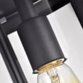 thumbnail image 2 of CHLOE Quill Transitional 1 Light Textured Black Outdoor Wall Sconce 17" Height, 2 of 3