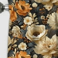 thumbnail image 2 of Designart "Fall Floral Cottage II" Floral Blackout Curtain Single Panel, 2 of 4