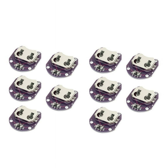 10X Coin Cell Battery Holder CR2032 Battery Mount Module for