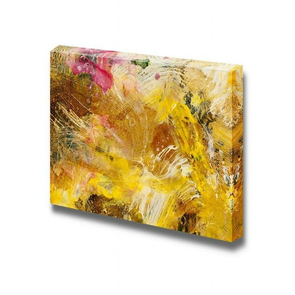 wall26 - Canvas Prints Wall Art - Colorful Abstract Background by Acrylic Paint | Modern Wall Decor/Home Decoration Stretched Gallery Canvas Wrap Giclee Print. Ready to Hang - 16" x 24"