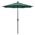 thumbnail image 1 of 7.5' Pacific Trail Series Patio Umbrella With Stone Black Aluminum Pole Aluminum Ribs Push Button Tilt Crank Lift With Sunbrella 1A Spectrum Aztec Fabric, 1 of 3