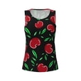 thumbnail image 5 of Goofa Cherry Printed Womens Workout Tops for Women Sleeveless Yoga Shirts Athletic Running Tank Tops Sleeveless Gym Clothes Workout Apparel-X-Large, 5 of 9