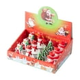 thumbnail image 2 of Set de velas navideñas de muñeco de nieve de 12 piezas - Velas de parafina para decoración navideña, centros de mesa para fiestas y bodas, 4 diseños festivos, 2 of 5