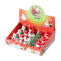 EUDIDV Xmas Scented Candles 12pcs Christmas Snowman Candles Hotel Shopping Mall Window Scene Layout,Candles For Party Wedding Spa Home Decoration Holiday Candles