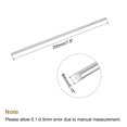 thumbnail image 2 of Uxcell 4mm Diameter 200mm Length Carbon Steel Rod Hard Shaft Solid Round Rod, 2 of 5