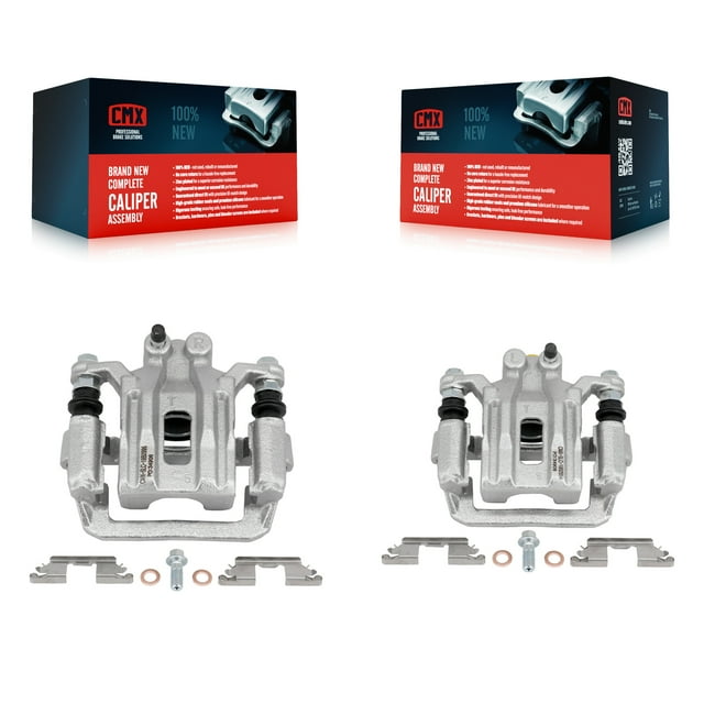CMX Rear Disc Brake Caliper Assembly Left Right Side (Driver Passenger) Kit for Car Nissan Frontier Xterra Suzuki Equator KBC-100328