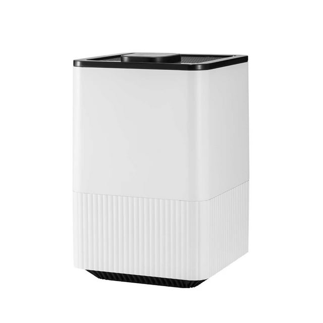 Air Purifier, HEPA H11 Air Purifier for Pollen, Dust and Smoke, 4-Layer Filtration Air Purifier and Air Ionizer, 3 Purification Modes for Living Room/Office (White)
