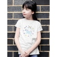 thumbnail image 2 of Clock Hours W Unicorn T-Shirt Juniors -Image by Shutterstock,  Large, 2 of 4