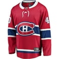 thumbnail image 2 of Men's Fanatics Joel Armia Red Montreal Canadiens Home Breakaway Player Jersey, 2 of 3