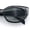 Slate - Green, variant on SA106 Womens Chunky Cat Eye Sunglasses Wide-Fit Retro Beveled Frame UV400 / Tortoise Frame - Brown Lens