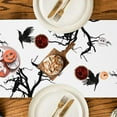 thumbnail image 4 of Halloween Tree Branches Crows Table Runner Fall Holiday Kitchen Dining Table Decoration for Holiday Wedding Indoor Outdoor Party 13.8x71 Inch, 4 of 5