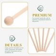 thumbnail image 4 of Minkissy 6Pcs Rhythm Sticks Wood Color Mallets for School Teaching, 4 of 7