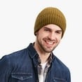 thumbnail image 5 of OZERO Knit Beanie Winter Hat Thermal Polar Fleece Ski Stocking Snow Skull Cap for Men and Women Brown, 5 of 9