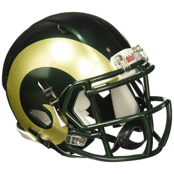 Casco de fútbol Riddell Speed Mini Green Autographs