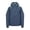 Blue, variant on Men Hooded Chevron Quilted Puffer JacketFull Zip Fleece LinedMulti Zipper PocketsElastic CuffsWind Resistant Warm Outerwear for Winter Outdoor Activities Blue L