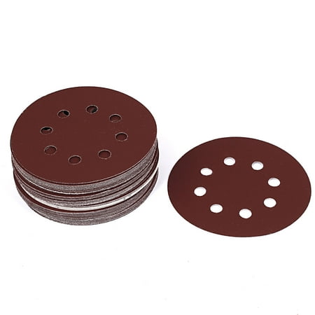 5-Inch Diameter 600 Grit 8 Holes Sanding Paper Disc Sandpaper 50Pcs For Oscillating (Best 5 Inch Sanding Discs)