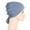 01_Blue, variant on Lroveb Turbans for Women Head Wrap Hijab Womens Reversible Adjustable Beading Braid Hat Muslim Ruffle Cancer Beanie Cap Sleep Caps Satin Lined Hair Bonnets Hat