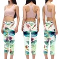 thumbnail image 2 of Dragonfly Women Leggings - High Waist Capris, Not See-Through Printed Leggings for Running, Fitness, Yoga - Women Leggings, Yoga Pants, Gym Pants, 2 of 6