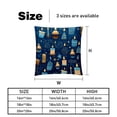 thumbnail image 5 of Hanukkah Velvet Throw Pillow Covers Set of 2 - 16x16, 18x18, 20x20 Inches - Unique Patterns - Bed Pillow Inserts Included for Various Occasions, 5 of 6
