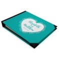 thumbnail image 2 of Darling Souvenir Blue Heart Printed Wedding Guest Book Hardbound Cover Sign In Book Registry Scrapbook-9 x 12 Inches, 2 of 5