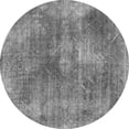 thumbnail image 1 of Ahgly Company Indoor Round Abstract Gray Modern Area Rugs, 5' Round, 1 of 4