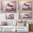 thumbnail image 4 of Designart "Pastel Play On The Pink Piano III" Music Floater Framed Canvas Wall Art, 4 of 5
