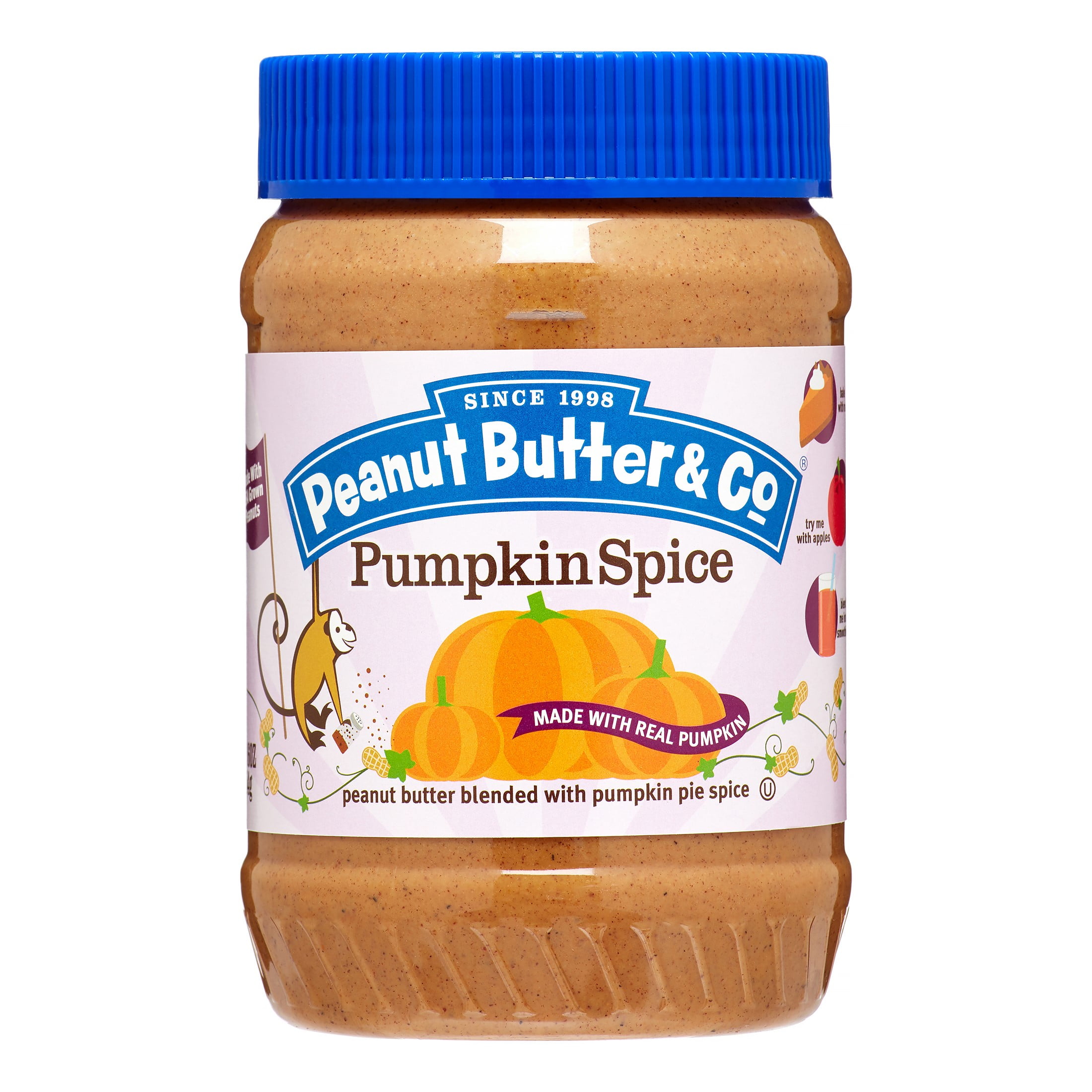 Peanut Butter & Co. Peanut Butter, Pumpkin Spice, 16 Ounce Jars
