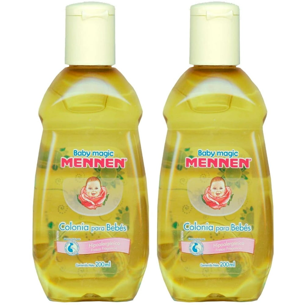 2 Baby Magic Mennen Cologne 6.76 fl oz (2 Colonias Mennen para Bebe 200 ml)