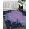 thumbnail image 2 of Ahgly Company Indoor Round Patterned Crocus Purple Area Rugs, 8' Round, 2 of 6