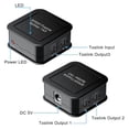 thumbnail image 4 of Digital Optical Audio 1X3 Splitter,Digital SPDIF TOSLINK Optical Fiber Audio Splitter,1 in 3 Out, f, 4 of 5