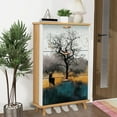thumbnail image 6 of Shoe Storage Cabinet with 3 Flip Drawers for modern abstract 3d painting deer Shoe Rack Storage Organizer, 6 of 8