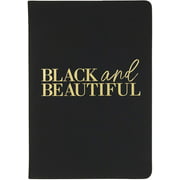 Eccolo Thomas & Cocoa Lined Journal, 256 Page Notebook, Black and Beautiful, 6x8