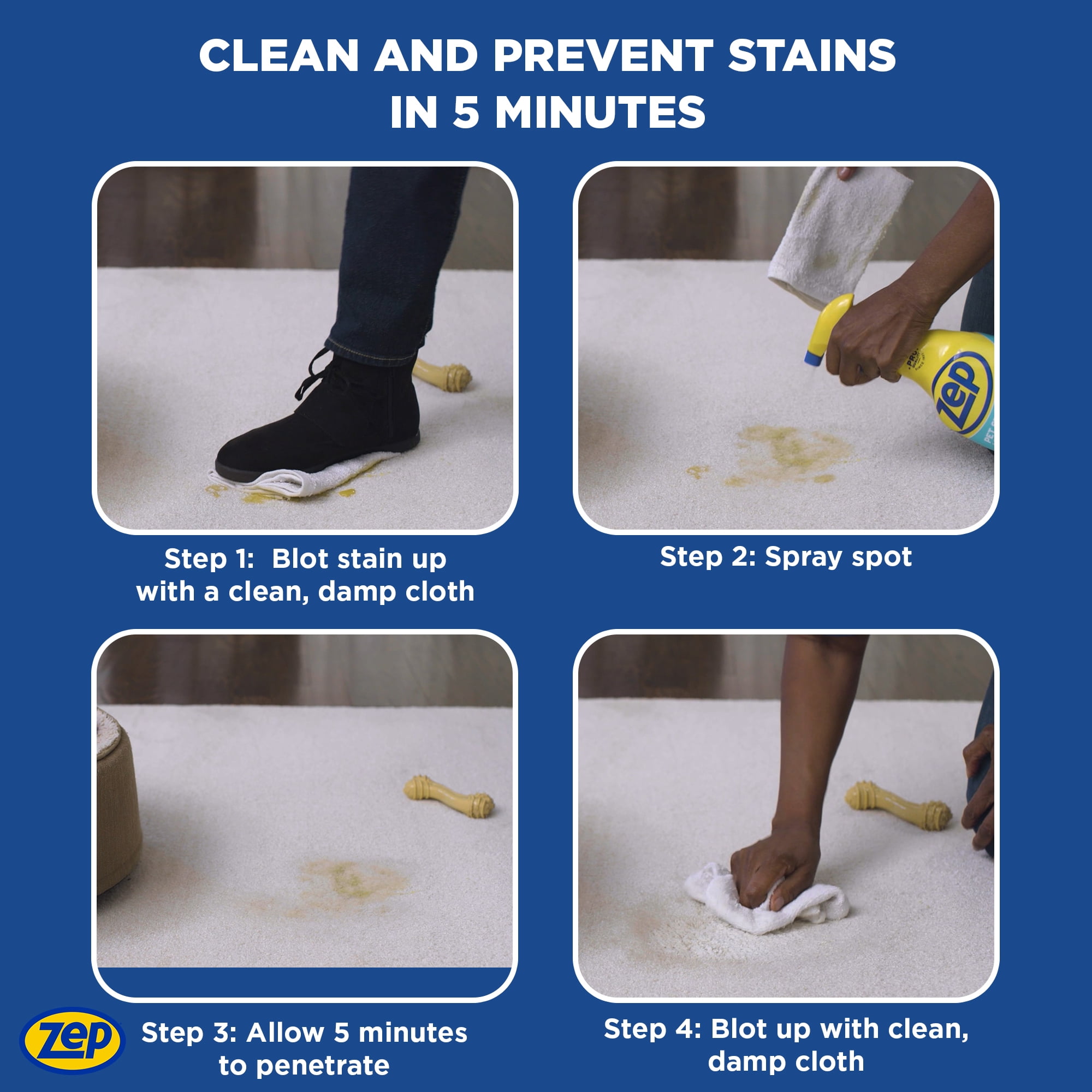 Zep Pet Stain and Odor Remover 32 oz ZUPETODR32 (Cases of 4)
